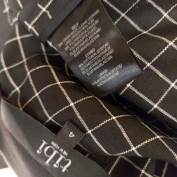 Tibi Windowpane Wool Bomber Jacket 4 - Picture 9 of 11